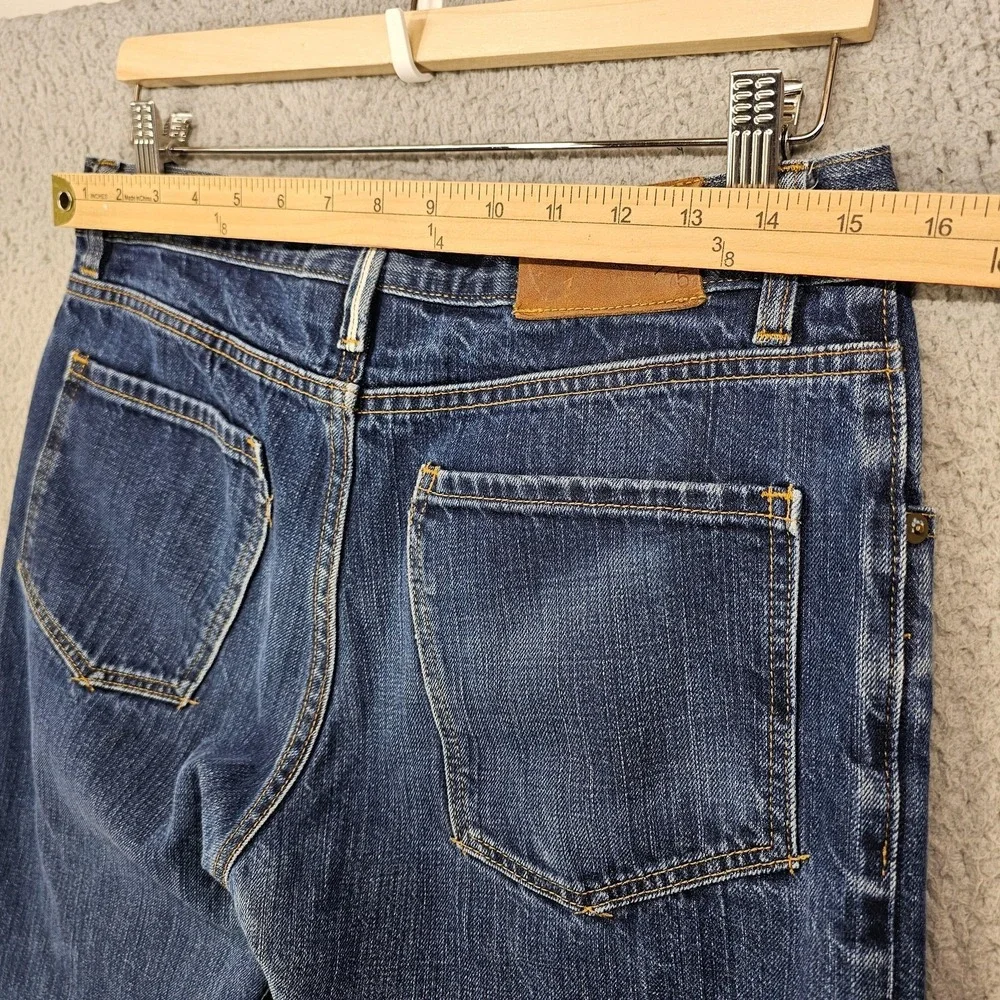 Raleigh Denim‎ Jeans Mens 31x32 Blue Selvedge White Oak Cone Denim Button Fly